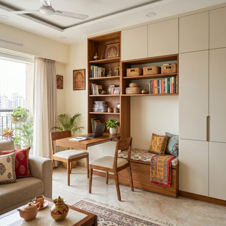 Innovative Storage Design Ideas for Organized, Clutter Free Indian Homes